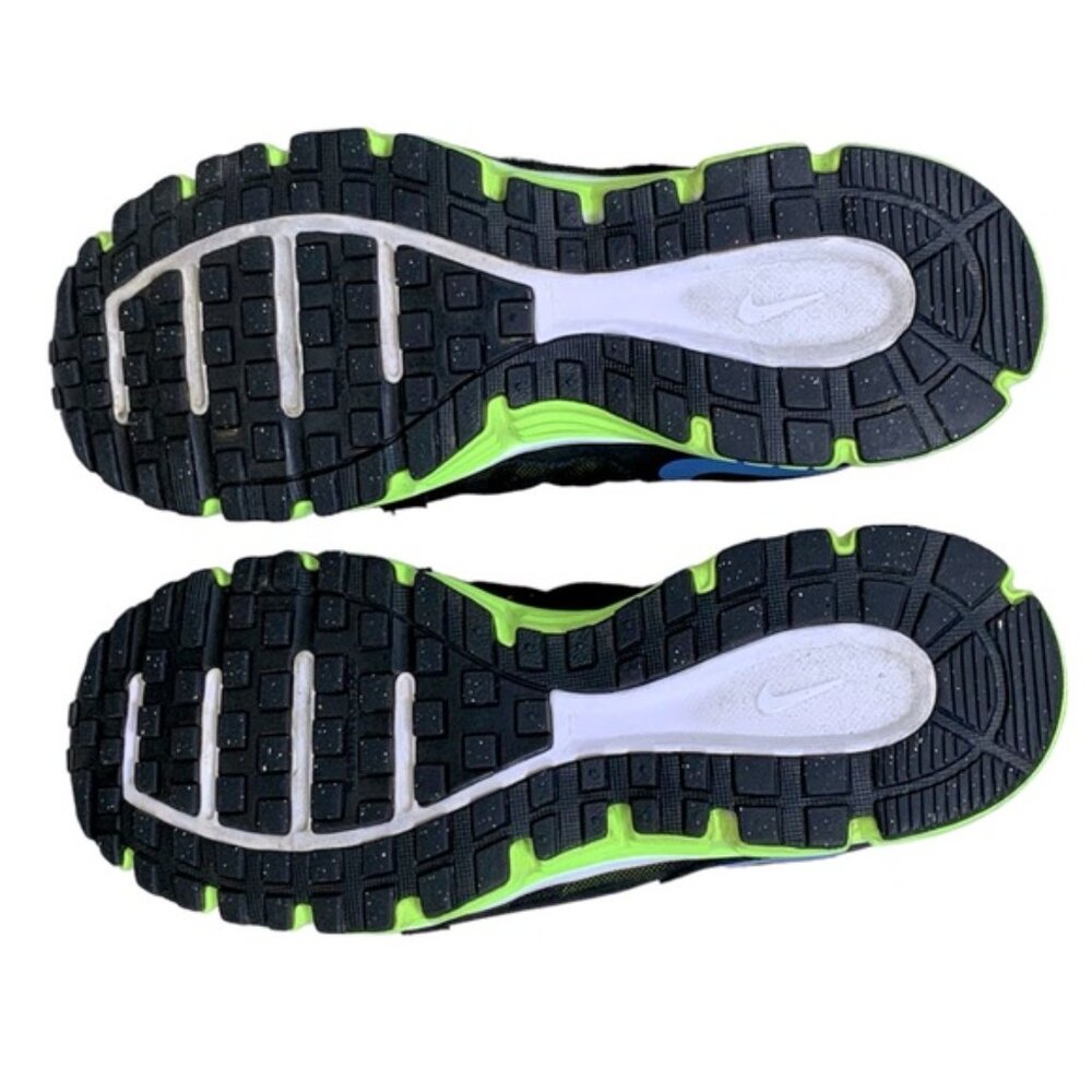 Nike Dual Fusion ST2 Running Shoe 454240-018 Black Volt Blue Lime Women Sz 8.5 - Picture 9 of 16